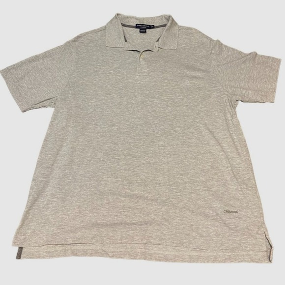 DANIEL CREMIEUX gray polo shirt - men's XXL - Picture 2 of 4